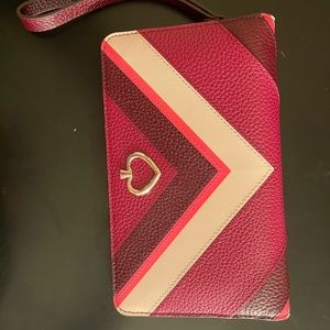 Kate Spade Kourtney Chevron Clutch Wallet